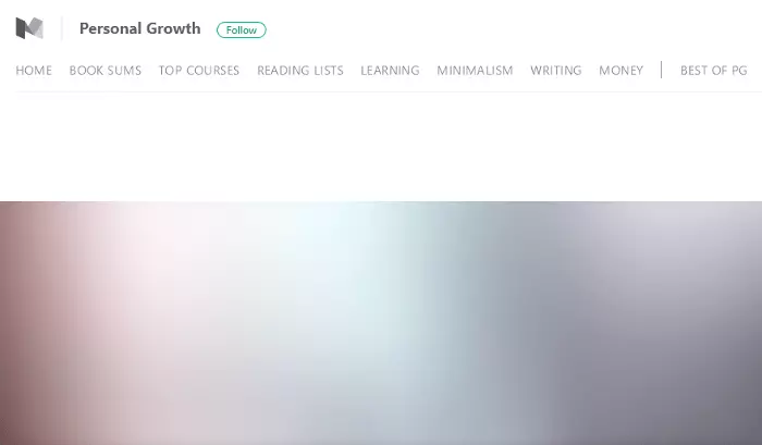 Размытое изображение-заполнитель на веб-сайте Medium