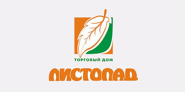 Логотип торгового дома ЛИСТОПАД